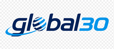 Logo global30 platform hiburan Indonesia